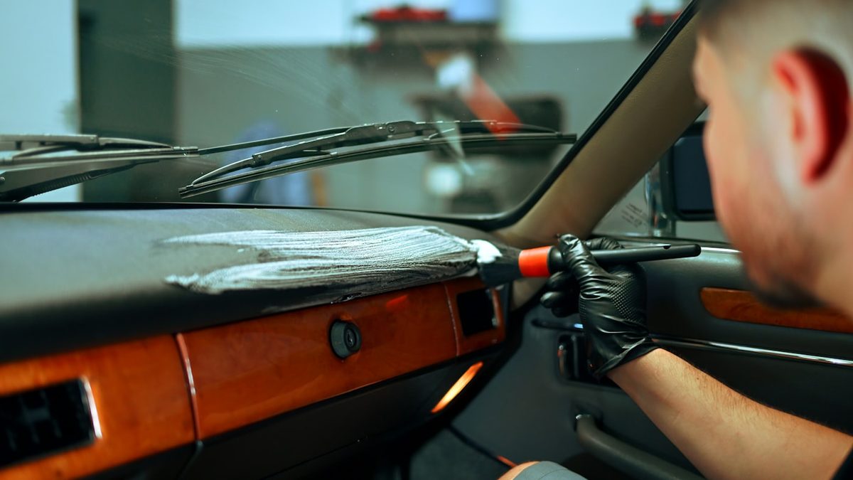 Detailed car interior